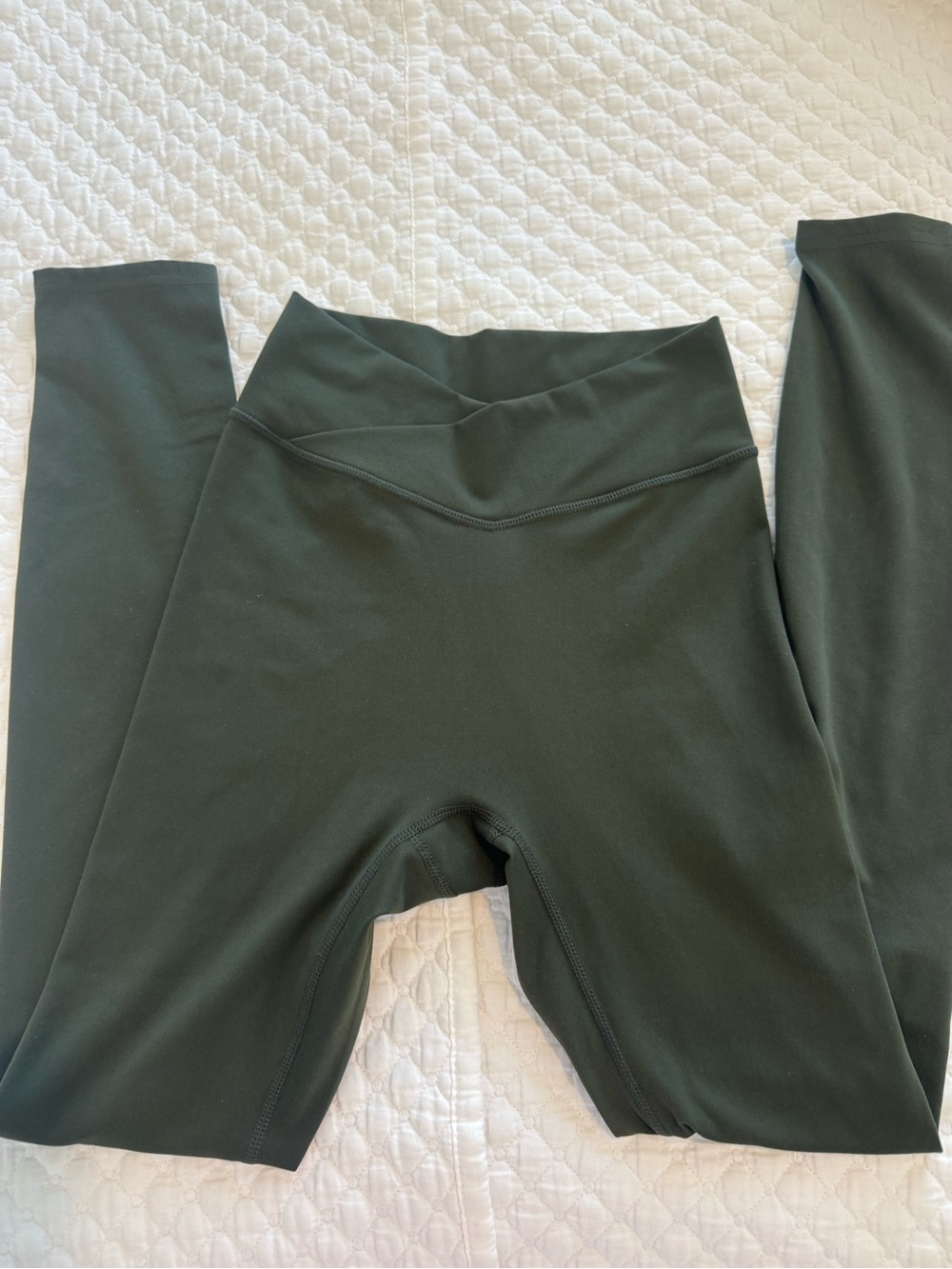 437 V legging size XS Forest green